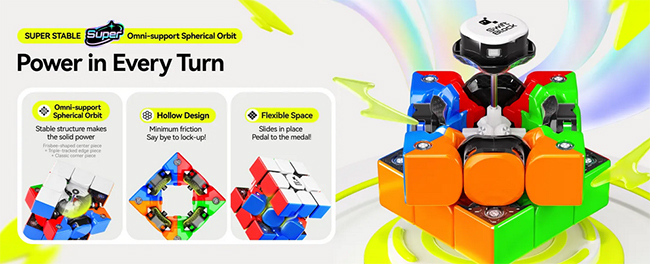 GAN Swift Block 3x3 Super Maglev Cube UV Version